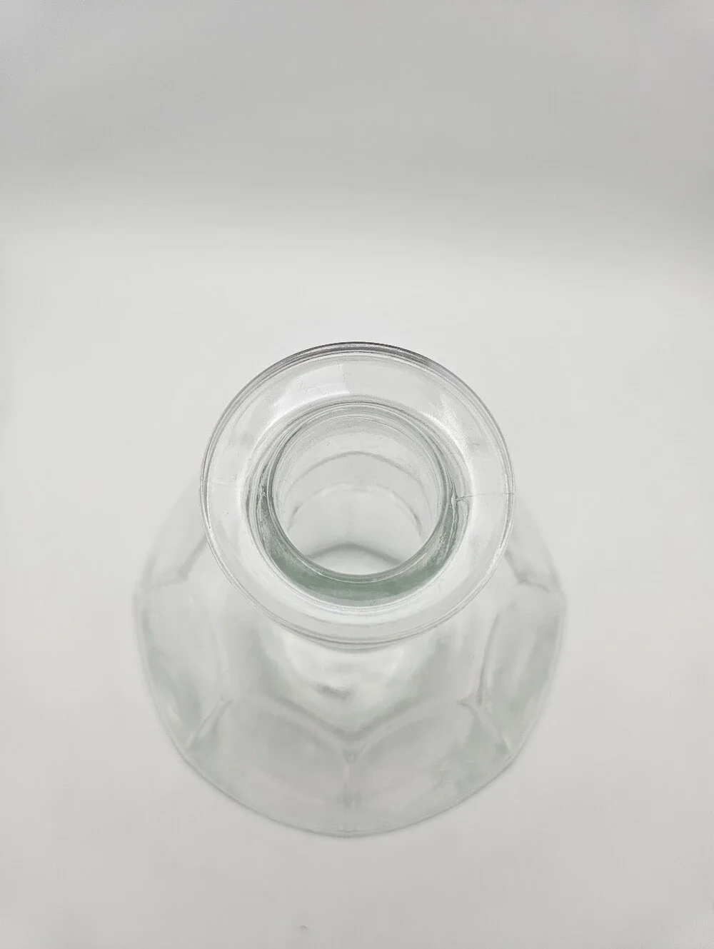 Clear Glass Decorative Vase Bottle - Home Accents